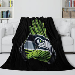 Seattle Seahawks Blanket Flannel Fleece Throw Room Decoration (Online Order Only)