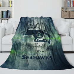 Seattle Seahawks Blanket Flannel Fleece Throw Room Decoration (Online Order Only)