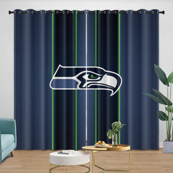 Seattle Seahawks Curtains Blackout Window Drapes Room Decoration (Online Order Only)