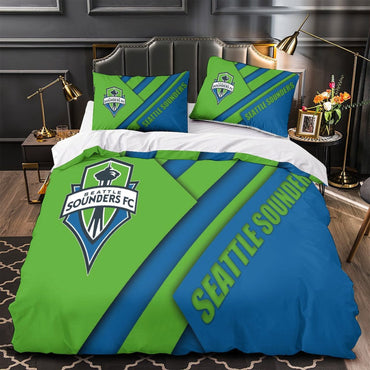 Seattle Sounders FC Bedding Set Duvet Cover Without Filler (Online Order Only)