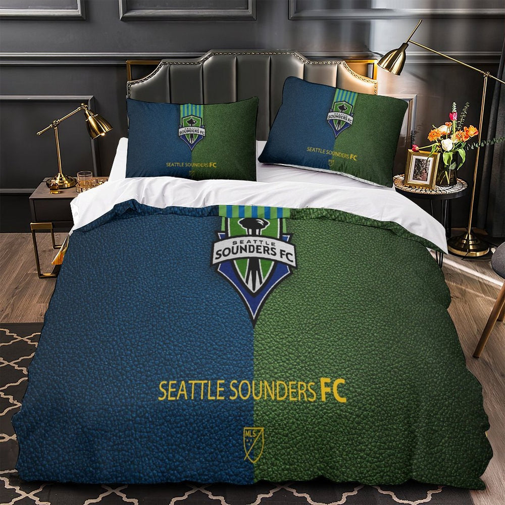 Seattle Sounders FC Bedding Set Duvet Cover Without Filler (Online Order Only)