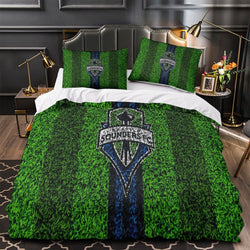 Seattle Sounders FC Bedding Set Duvet Cover Without Filler (Online Order Only)