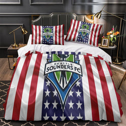Seattle Sounders FC Bedding Set Duvet Cover Without Filler (Online Order Only)
