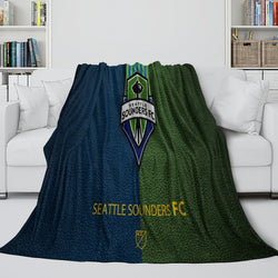 Seattle Sounders FC Blanket Flannel Fleece Throw Room Decoration (Online Order Only)