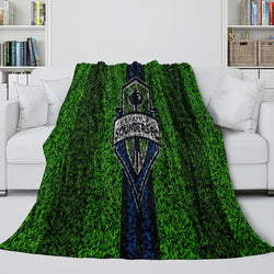 Seattle Sounders FC Blanket Flannel Fleece Throw Room Decoration (Online Order Only)