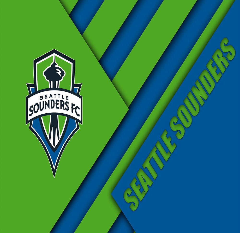 Seattle Sounders FC Curtains Blackout Window Drapes Room Decoration (Online Order Only)