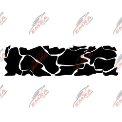 Universal Car Sticker For External Accessories Camouflage Stickers Decoration Side Kit  Adjust Molding Waterproof Vinyl Decals (ONLINE ORDER ONLY)
