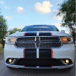 Racing Stripes Car Sticker Large Pattern Stickers Exterior Accessories Decoration Whole Body Auto Parts Die Cutting Vinyl Decals (ONLINE ORDER ONLY)