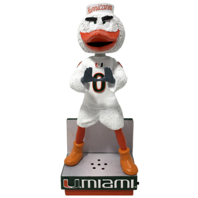 Sebastian the Ibis Miami Hurricanes Fight Song Mascot Bobbleheads (ONLINE ORDER ONLY)
