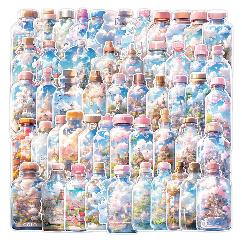 Dream World Light Color Stickers for Phone, Laptop, Luggage, Skateboard - 10/30/50PCS Decals for Kids (ONLINE ORDER ONLY)