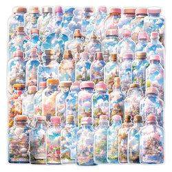 Dream World Light Color Stickers for Phone, Laptop, Luggage, Skateboard - 10/30/50PCS Decals for Kids (ONLINE ORDER ONLY)