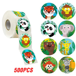 100-500pcs Animal Sticker School Teacher Student Cartoon Sticker Sealing Label Christmas Gift Scrapbook Stationery Sticker (ONLINE ORDER ONLY)