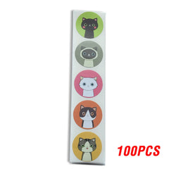 100-500pcs Animal Sticker School Teacher Student Cartoon Sticker Sealing Label Christmas Gift Scrapbook Stationery Sticker (ONLINE ORDER ONLY)