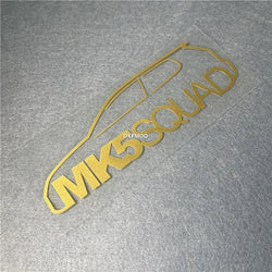 DXYMOO Car Stickers for Vehicle MK5 SQUAD Golf Mk4 R32 GTI Decal Moto Helmet Modified Applique Decoration Vinyl (ONLINE ORDER ONLY)