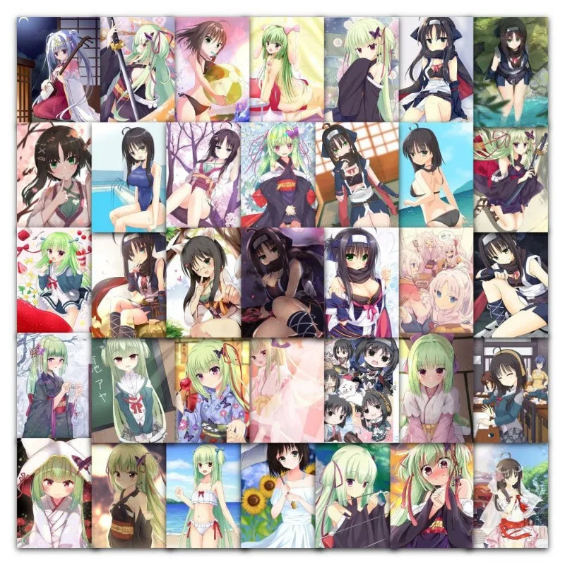 62pcs Senren Banka Anime Stickers for Laptop, Phone, Suitcase, Water Bottle, Scooter, Refrigerator, Stationery Decor (ONLINE ORDER ONLY)
