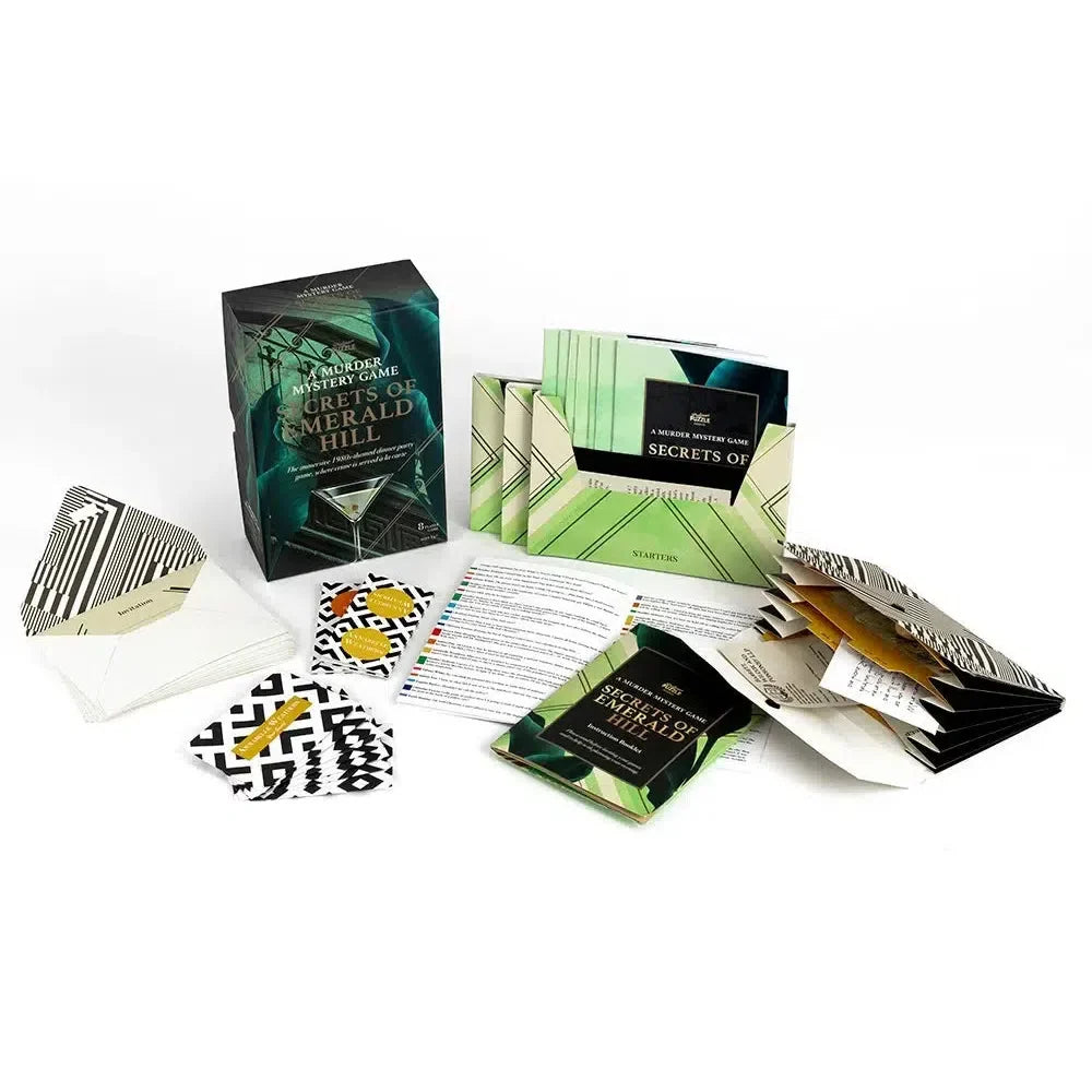 Secrets of Emerald Hill Murder Mystery Game Professor Puzzle (ONLINE ORDER ONLY)