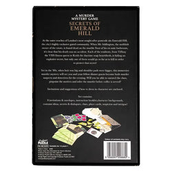 Secrets of Emerald Hill Murder Mystery Game Professor Puzzle (ONLINE ORDER ONLY)