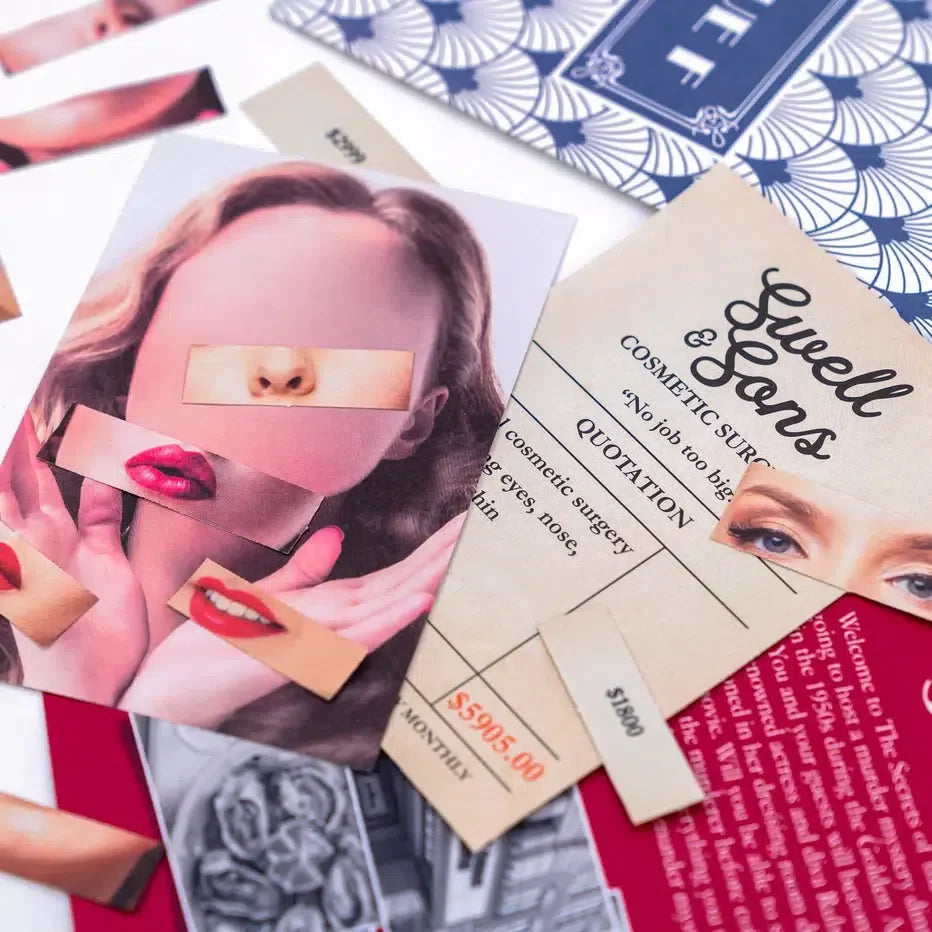 Secrets of the Silver Screen Murder Mystery Game Professor Puzzle (ONLINE ORDER ONLY)