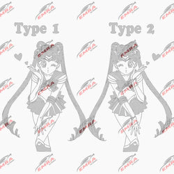 Anime Sticker For Car Sticker Maiden Whole Body Decoration External Accessories Waterproof  PVC Vinyl Decals (ONLINE ORDER ONLY)