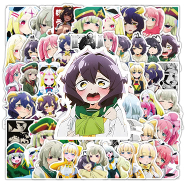 10/30/50PCS Gushing over Magical Girls Stickers Anime Decals Scrapbook Luggage Laptop Guitar Car Bike Skateboard Cartoon Sticker (Online Order Only)