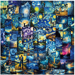 Cartoon Starry Sky Stickers for Fridge Laptop Phone Suitcase - 10/30/50pcs (ONLINE ORDER ONLY)