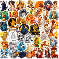 Greek Mythology Aesthetic Stickers: 10/25/50pcs for Scrapbooking, Phone, Laptop, Suitcase, Car, Helmet (Online Order Only)