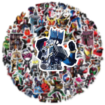 10/30/50PCS KAMEN RIDER GAVV Stickers Funny Aniamtion Sticker Cartoon Kids Toys Luggage Laptop Phone Guitar Car Bike Decals Toy (ONLINE ORDER ONLY)