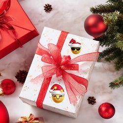 100-500pcs Heterotypic Christmas Themed Stickers 8 Designs DlY Graffiti Holiday Party Decoration label Stationery Sticker (ONLINE ORDER ONLY)