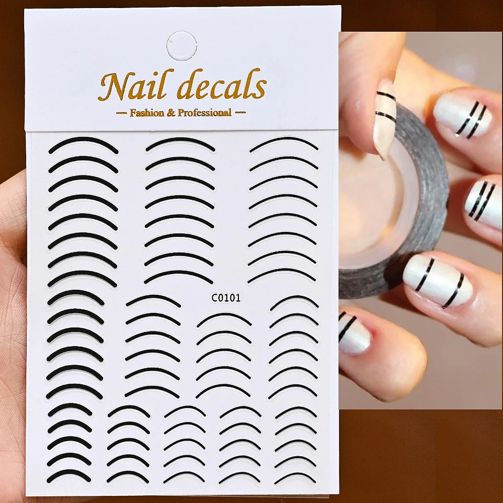 1PC Heart Love Design 3D Nail Art Sticker English Letter Self-Adhesive Slider Valentine's Day DIY Manicure Tips Accessories Tool (ONLINE ORDER ONLY)