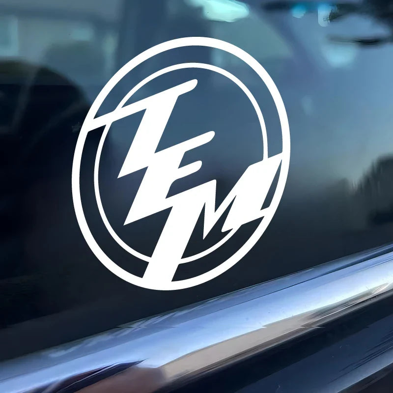 "TEM" EVENT MODEL LOGO DECAL,MAKE YOUR CAR BECOME 1:1 EVENT MODEL TOY!Creative&funny decal with high quality sticker for cars！ (ONLINE ORDER ONLY)