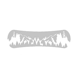 Snowboard For Car Sticker Computer Laptop Stickers Accessories Decorations Bumper Window Die Cutting Vinyl PVC Decals (ONLINE ORDER ONLY)