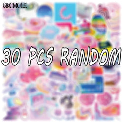 Cartoon Kawaii Stickers Pack - DIY Skateboard Luggage Graffiti Decals (Online Order Only)