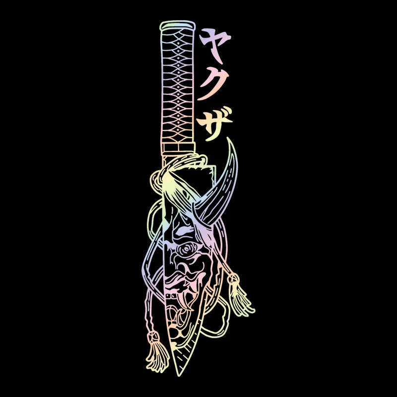 JDM Sticker Car for Hannya Mask Decoration Rear Windshield Japanese Anime Stickers External Accessories Waterproof Vinyl Decals (ONLINE ORDER ONLY)