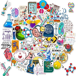 Science Lab Stickers Chemistry Graffiti for Scrapbooking Guitar Laptop Phone Suitcase Helmet (ONLINE ORDER ONLY)