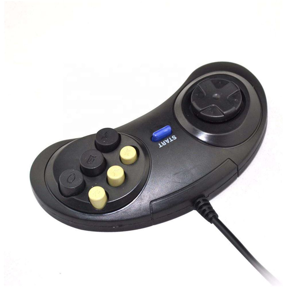 Wired Controller Compatible With Sega Genesis (XYAB) (Online Order Only)