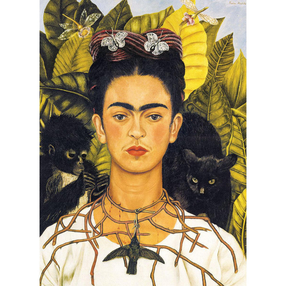 Self-Portrait with Thorn Necklace & Hummingbird 1000 Piece Jigsaw Puzzle Eurographics (ONLINE ORDER ONLY)