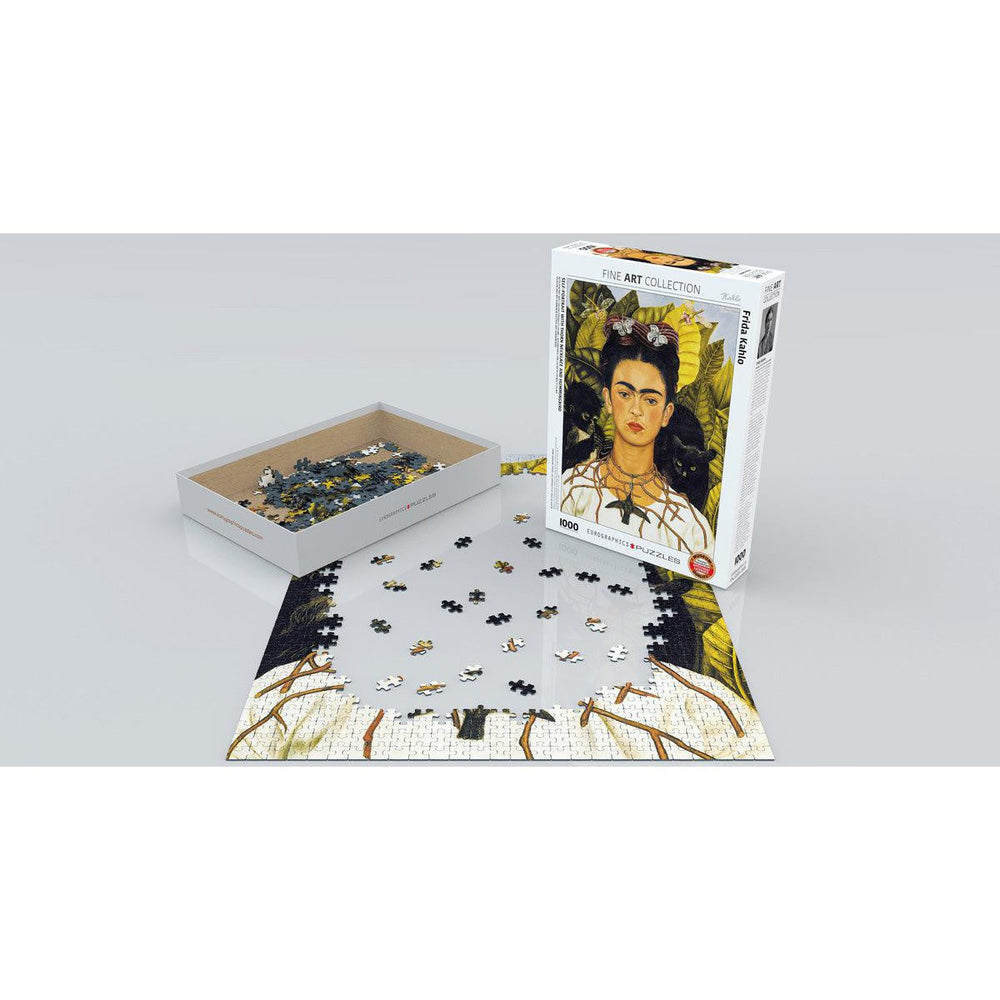 Self-Portrait with Thorn Necklace & Hummingbird 1000 Piece Jigsaw Puzzle Eurographics (ONLINE ORDER ONLY)