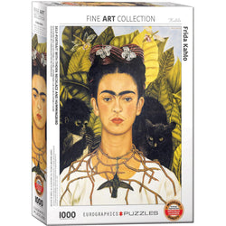 Self-Portrait with Thorn Necklace & Hummingbird 1000 Piece Jigsaw Puzzle Eurographics (ONLINE ORDER ONLY)