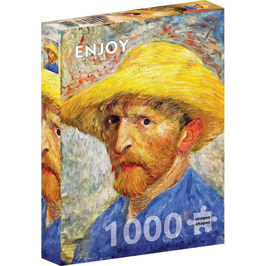 Self-portrait with a Straw Hat by Van Gogh 1000 Piece Jigsaw Puzzle Enjoy (ONLINE ORDER ONLY)