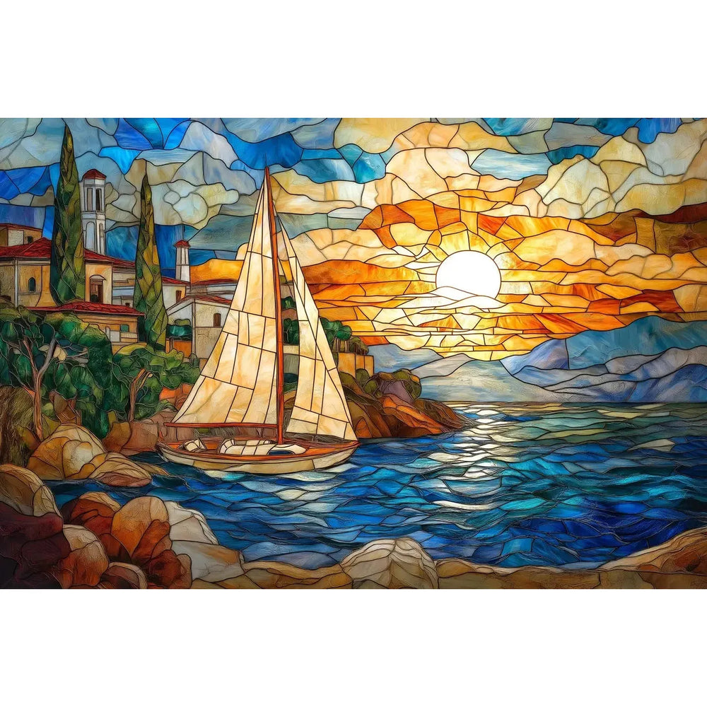 Serene Sails 1000 Piece Jigsaw Puzzle Trippy (ONLINE ORDER ONLY)