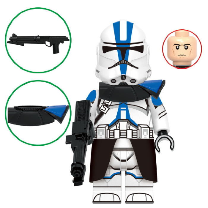 Sergeant Appo 501st Legion Clone trooper Star Wars Lego Minifigures Custom Toys (ONLINE ORDER ONLY)