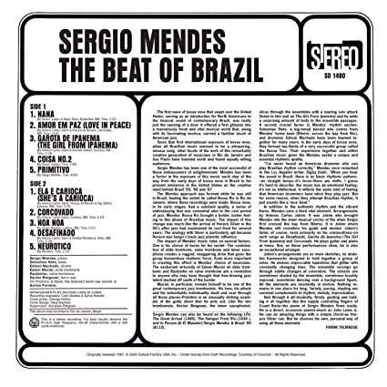 Sergio Mendes - The Beat Of Brazil (Green & Yellow Vinyl) [Vinyl] (ONLINE ORDER ONLY)