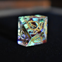 Pre-Order || Serpent of Midgard Prism Glass Dice Set