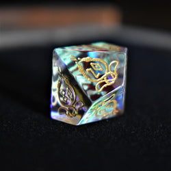 Pre-Order || Serpent of Midgard Prism Glass Dice Set