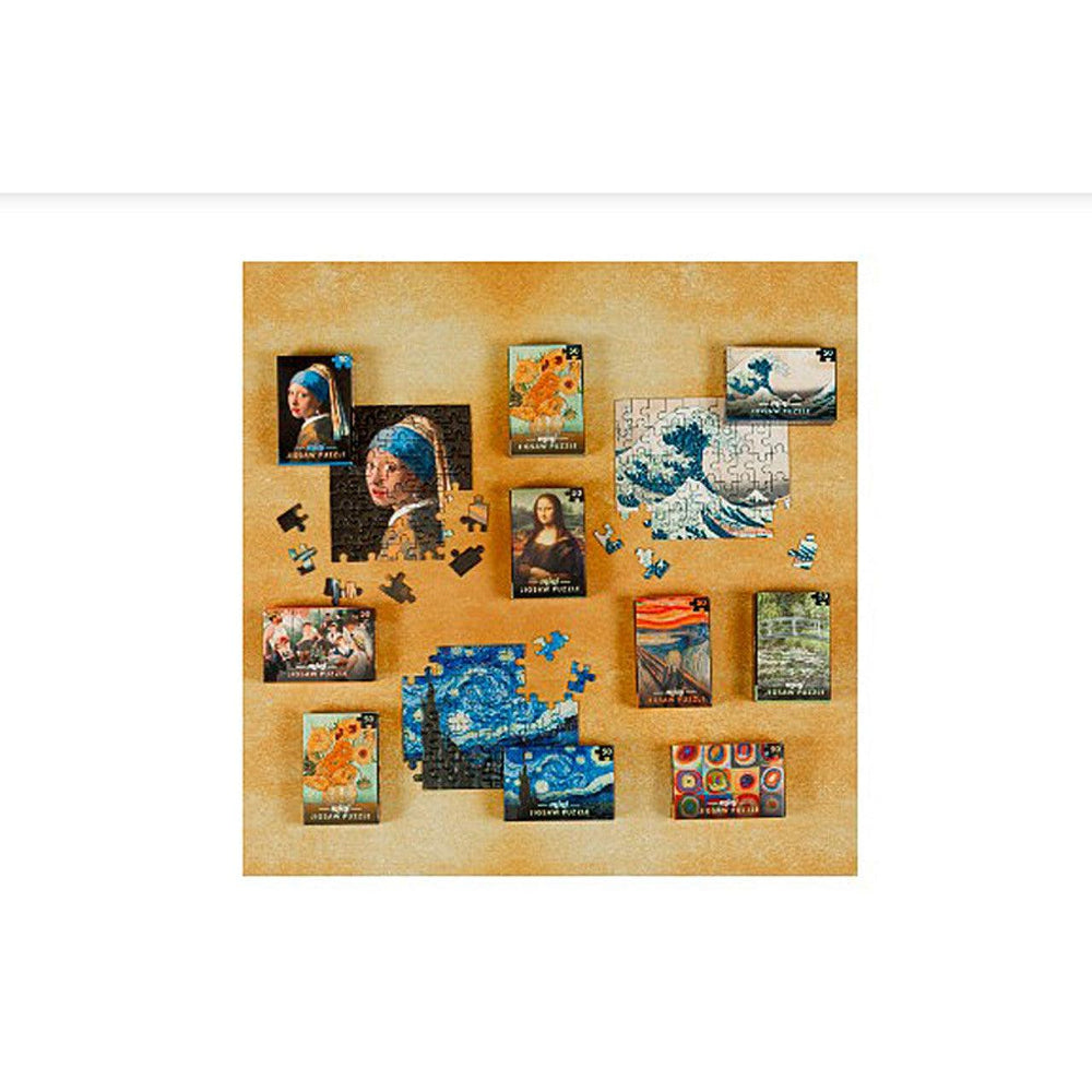 Set of 10 Mini Masterpieces 50 Piece Jigsaw Puzzles Professor Puzzle (ONLINE ORDER ONLY)