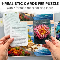Set of 3 60 Piece Tray Jigsaw Puzzles with Conversation Cards Quokka (ONLINE ORDER ONLY)
