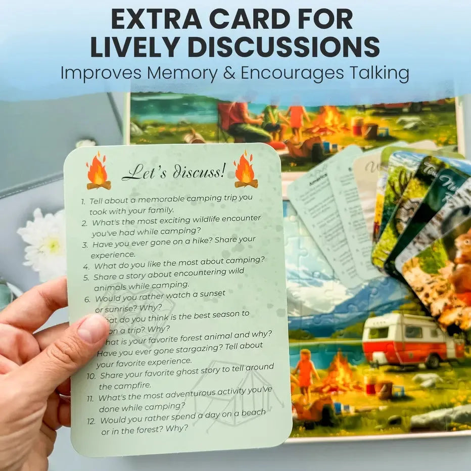Set of 3 60 Piece Tray Jigsaw Puzzles with Conversation Cards Quokka (ONLINE ORDER ONLY)