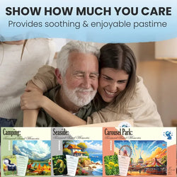 Set of 3 60 Piece Tray Jigsaw Puzzles with Conversation Cards Quokka (ONLINE ORDER ONLY)
