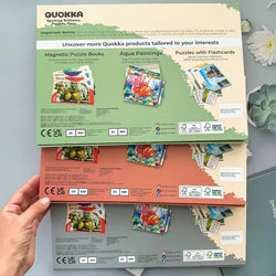 Set of 3 60 Piece Tray Jigsaw Puzzles with Conversation Cards Quokka (ONLINE ORDER ONLY)