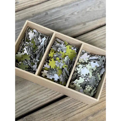Set of 3 Woodcut 300 Piece Jigsaw Puzzle PA Press (ONLINE ORDER ONLY)